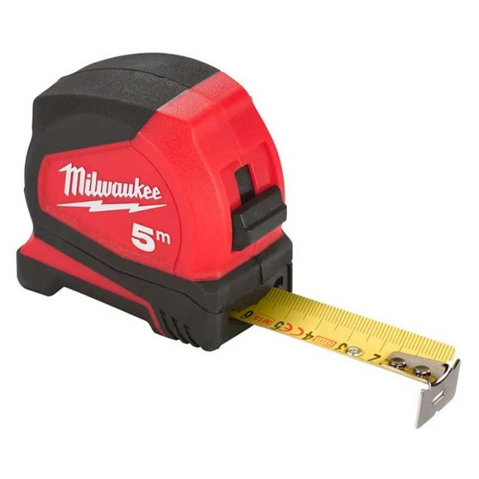 Рулетка Milwaukee Pro Compact , 5мх19мм, з фіксатором змотування, АБС-пластик