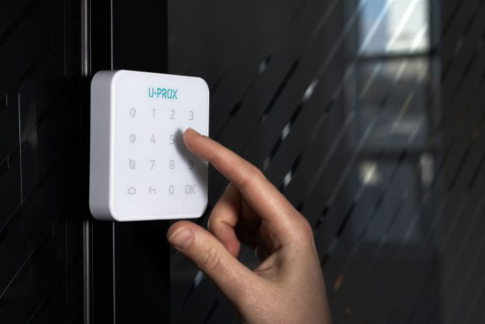 Бездротова сенсорна клавіатура U-Prox Keypad G1 White, 1 група, бездротовий, білий