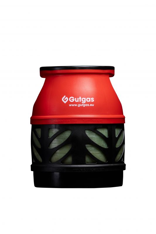 Балон газовий композитний Gutgas Ragasco CR-12.5, 12.5л, пропан/бутан 5кг/6кг, 30бар, вентиль KLF, 3.7кг