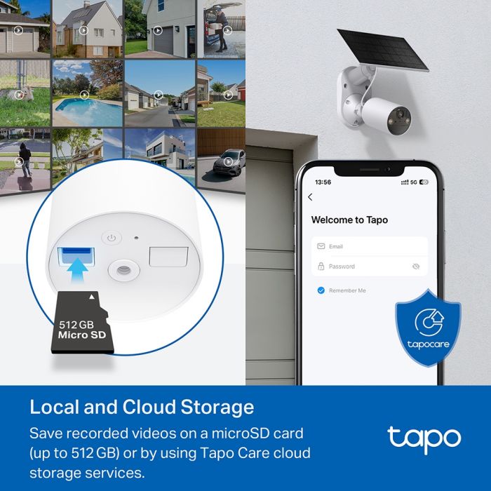 Комплект розумної бездротової камери TP-LINK TAPO C410 KIT 2K QHD та сонячної панелі