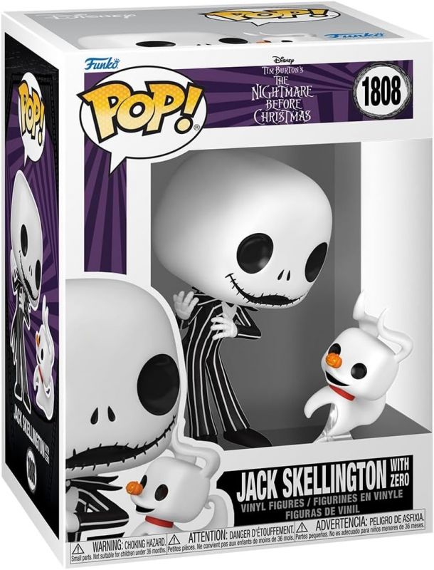 Фігурка Funko POP & Buddy: The Night Before Christmas S9 - Jack & Zero