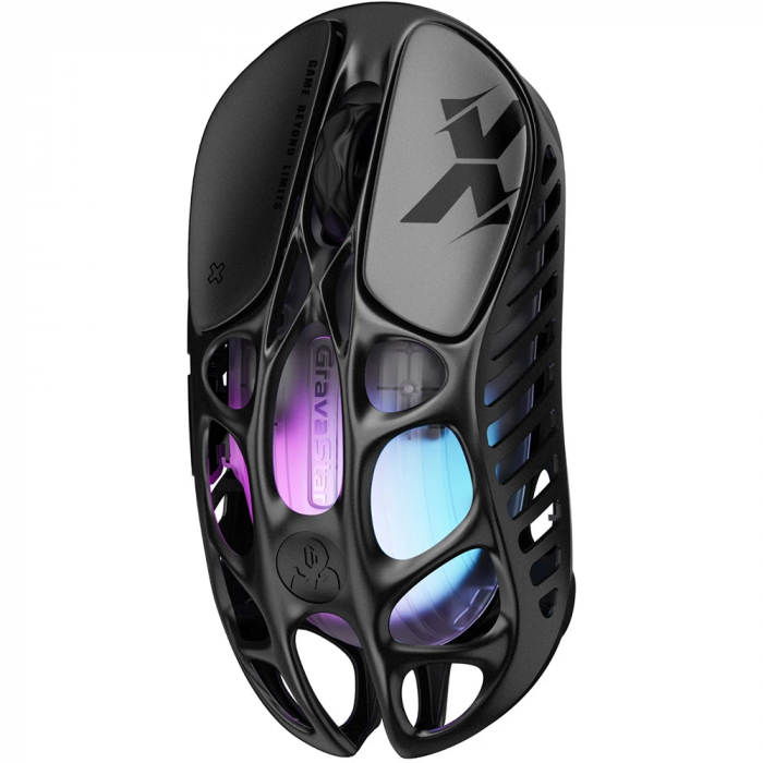 Миша GravaStar Mercury X, BT/WL/USB-A, RGB, чорний