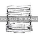 Набір склянок для віскі ARDESTO Pavo Rotate Сlumsy 300мл, 6шт, скло, прозорий