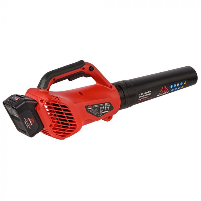 Повітродув садовий акумуляторний Vitals Master ALP 1850n BL 18В безщітковий акб 1х4А·год 130км/год 498куб/год 1.4кг