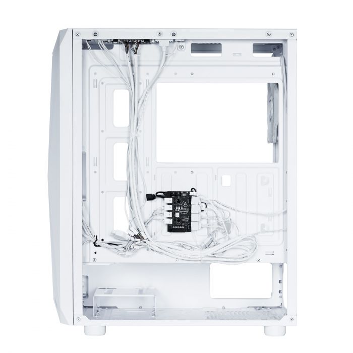 Корпус 2E GAMING Aruba G3313W, без БЖ 1xUSB3.0, 2xUSB2.0, 5x120мм ARGB, VGA 330мм, LCS ready, HUB, TG Side Panel, ATX, білий