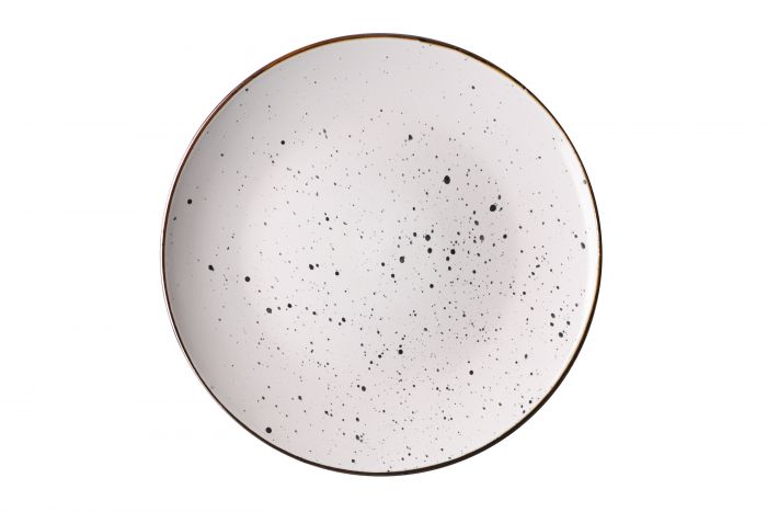 Тарілка обідня ARDESTO Bagheria Bright white, 26см, кераміка, білий