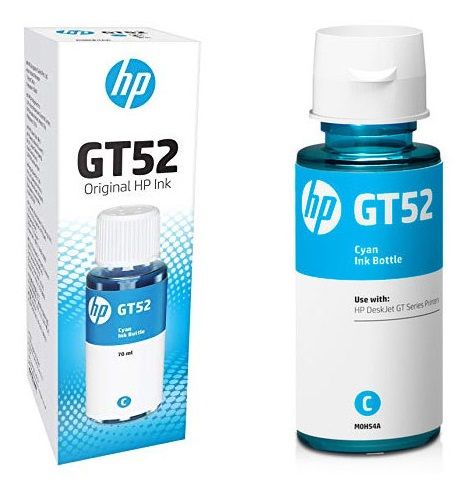 Контейнер з чорнилом HP GT52 DJ5810/5820, Ink Tank 115/315/319/410/415/419, Smart Tank 500/515/530/615/670/720/750/790 Cyan (8000 стор)