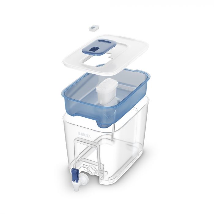 Фільтр-глечик Brita Flow Memo MXPro 8.2л (5.2л очищеної води) з фільтр-картриджем, синій