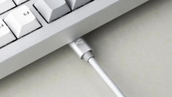 Клавіатура механічна Lemokey  P1 Pro 84Key, Keychron Super Brown, WL/BT/USB-A, QMK/VIA, Hot-Swap, EN/UKR, RGB,  Knob, Space Silver