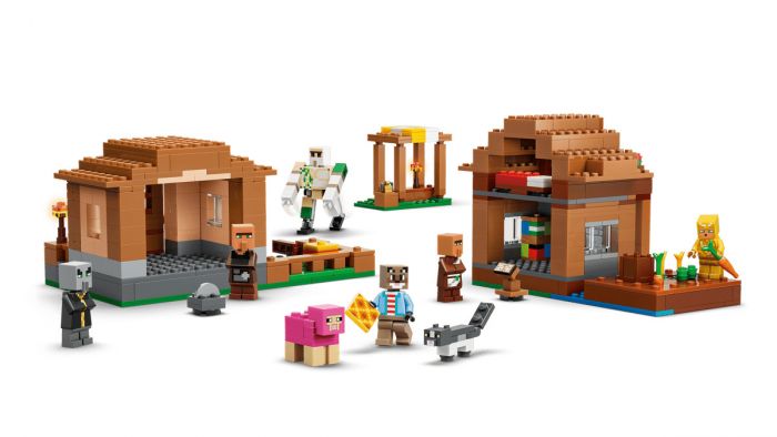 Конструктор LEGO Minecraft Напад викликача на село