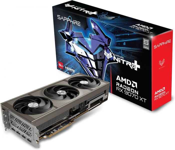 Відеокарта SAPPHIRE Radeon RX 9070 XT 16GB GDDR6 NITRO+ GAMING OC