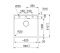 Комплект - мийка MRG 610-52 TL фраграніт, чорний матовий, 114.0668.819 і подрібнювач харч. відходів SLIM 50, 134.0715.098, вкл. Сифон