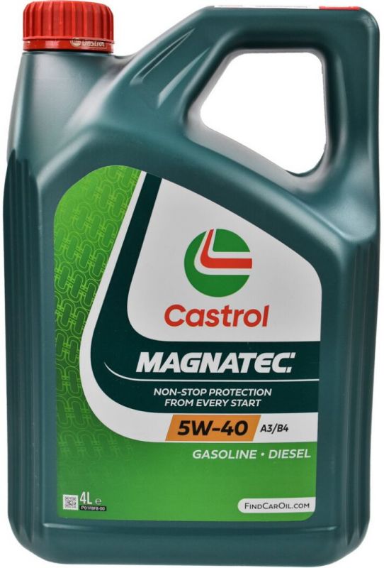 Олива моторна Castrol Magnatec 5W-40 4л (MG 5W40 A3/B4 4L) (15C9D1)