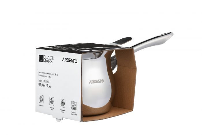 Турка ARDESTO Black Mars, 0.5л, нержавіюча сталь