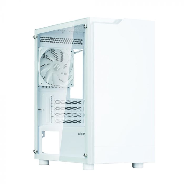 Корпус Zalman T4 Plus без БЖ, 2xUSB3.0, 1xUSB2.0, 1x120мм ARGB, VGA 3200мм, LCS ready, TG Side Panel, mATX, білий