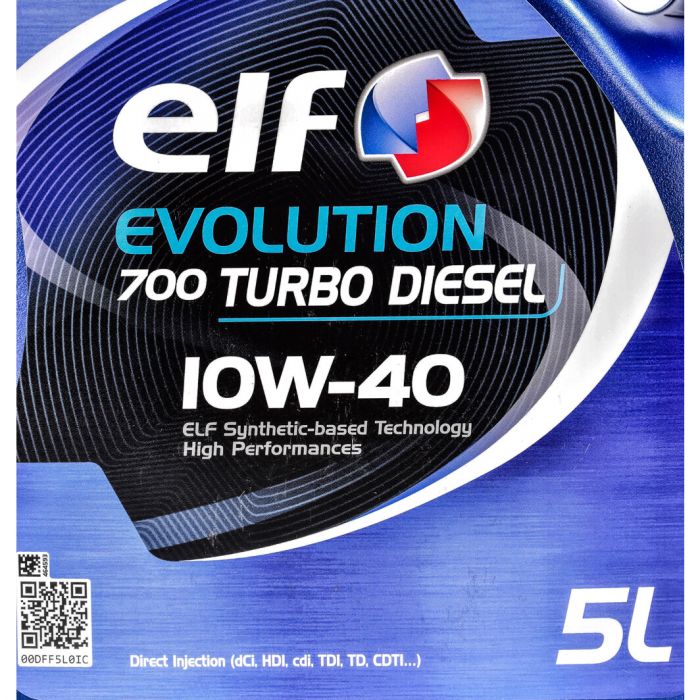 Олива моторна ELF Evolution 700 Turbo Diesel 10W-40 5л (12-5 TD) (201553)