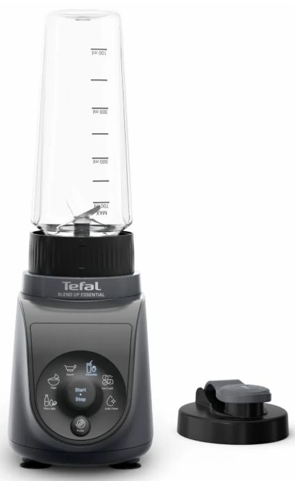 Блендер Tefal стаціонарний Blend UP Essential, 800Вт, чаша-700мл, тритан, чорно-сірий