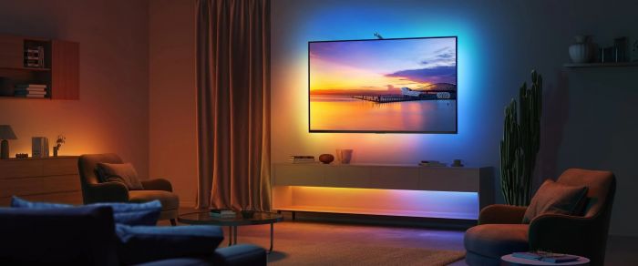 Набір адаптивного підсвічування Govee H6099 Backlight 3 Lite 75-85', RGBIC, WI-FI/Bluetooth, чорний