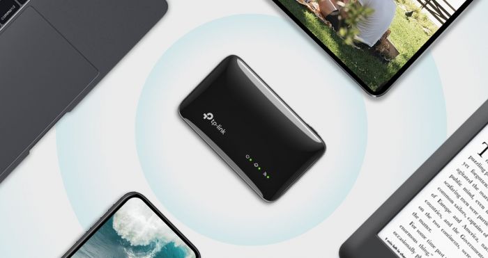 Мобільний Маршрутизатор TP-LINK M7005 N150, 4G/LTE, 2400мА*год