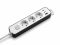 Подовжувач мережевий 2E TwoColors 3м, 3xТипF, 16A, 2xUSB-C, 1x USB-A, біло-чорний