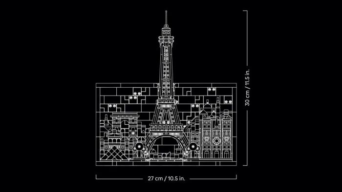 Конструктор LEGO Architecture Париж — місто кохання