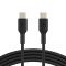 Кабель Belkin USB-C > USB-C заряджання/синхронізації 60Вт PD, 1м, PVC, чорний