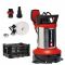 Насос дренажний Einhell Flutset GE-DP 7535 N LL ECO 750Вт, 18500л/год, вис. 9м, глиб. 7м, нержавіюча сталь, 5.7кг