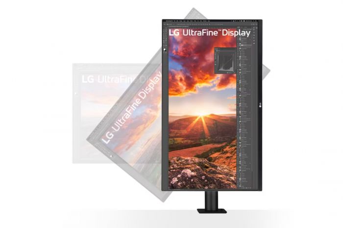 Монітор LG 31.5" 32UN880K-B 2xHDMI, DP, USB-С, MM, IPS, 3840x2160, DCI-P3 95%, Pivot, HDR10