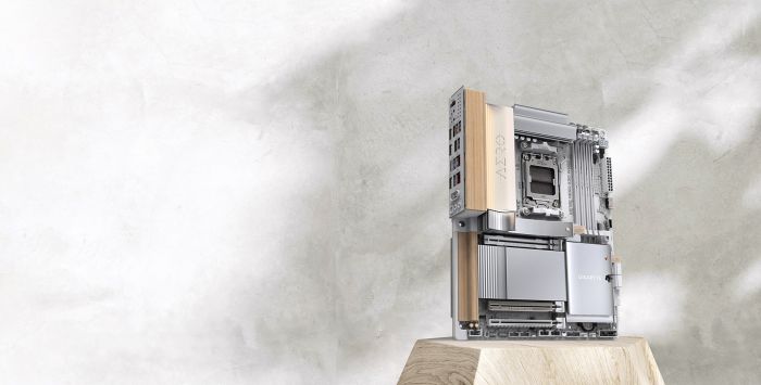 Материнська плата GIGABYTE X870E AERO X3D WOOD sAM5 X870 M.2 4xDDR5 Wi-Fi BT HDMI ATX