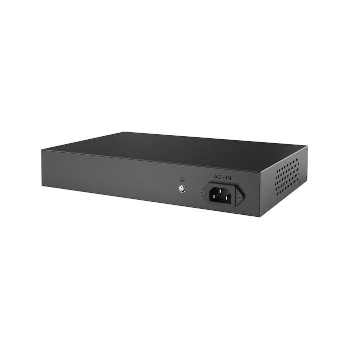 Комутатор Netis P116GC 18xGE (16xPoE, 2xUplink), 240Вт, Некерований