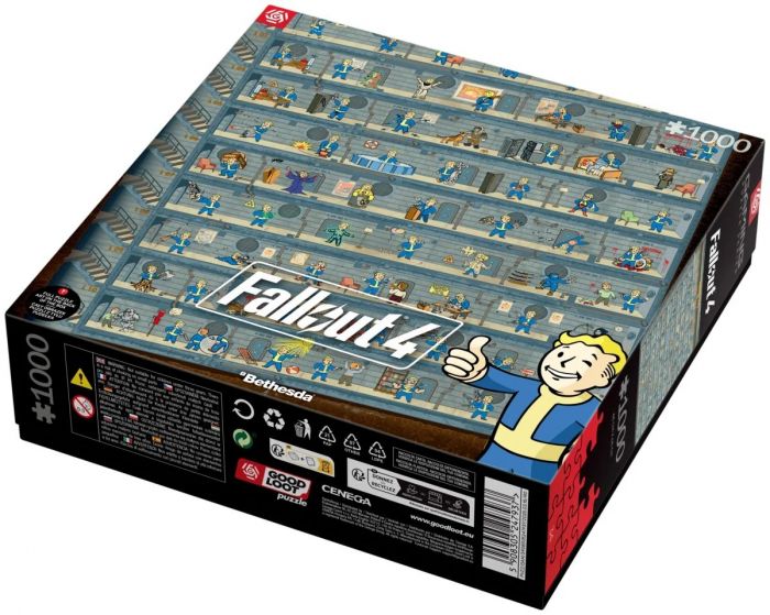 Пазл GoodLoot Fallout 4 Perk Poster Puzzles 1000 ел.