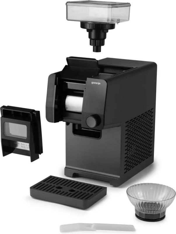 Морозивниця Gorenje  3 в 1, 210Вт, чаша-1л, 35 кг - 24 год., слаші, лід, морозиво, електронне управління, чорний