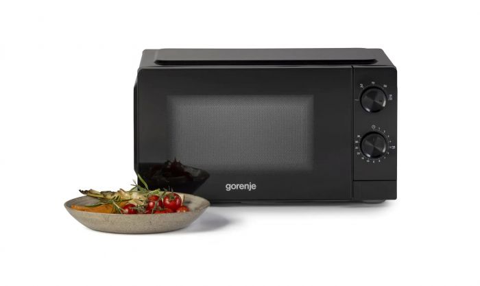 Мікрохвильова піч Gorenje, 20л, мех. керув., 700Вт, чорний