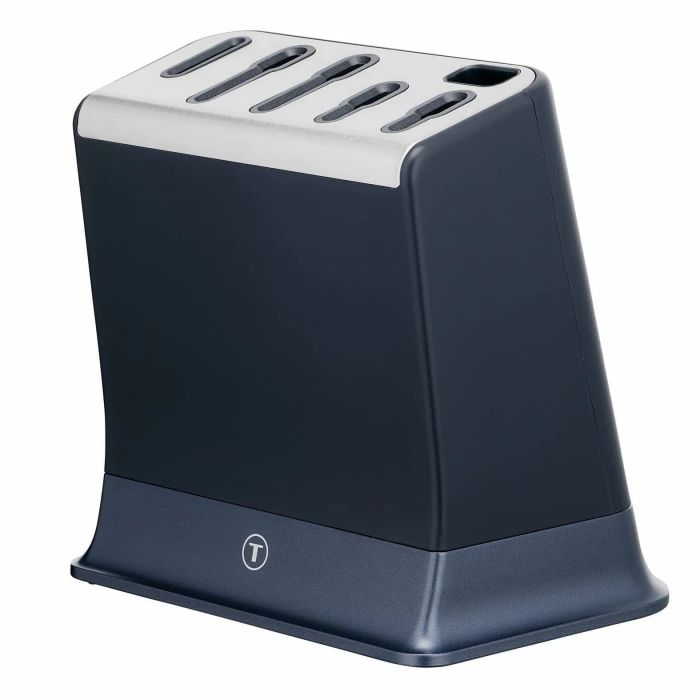 Набір ножів Tefal EverSharp Pro, з блоком, 6предметів, нержавіюча сталь, синій