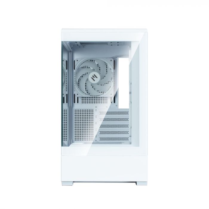 Корпус Zalman P30 White V2, без БЖ, 1xUSB3.0, 1хUSB Type-C, 3x120мм ARGB, TG Front/Side Panel, mATX, білий