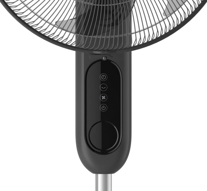 Вентилятор Philips підлоговий Series 1001, 45см, 47Вт, пульт ДК, опора кругла, ароматерапія, чорний