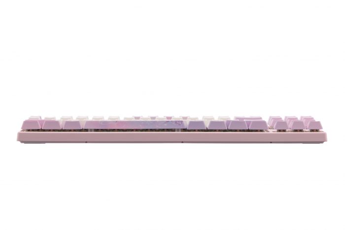 Клавіатура механічна Varmilo VED87 Dreams On Board 87Key, Cherry Mx Red, BT/USB-A, EN/UKR, No Led, рожевий