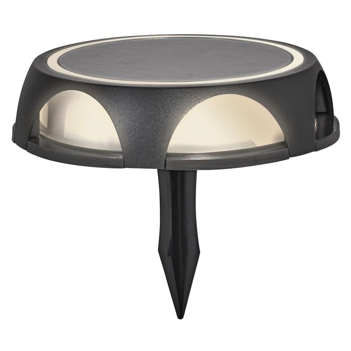 Світильник автономний LEDVANCE ENDURA STYLE ROUND SOLAR UTILI 1.2Вт 3000K 60Лм чорний