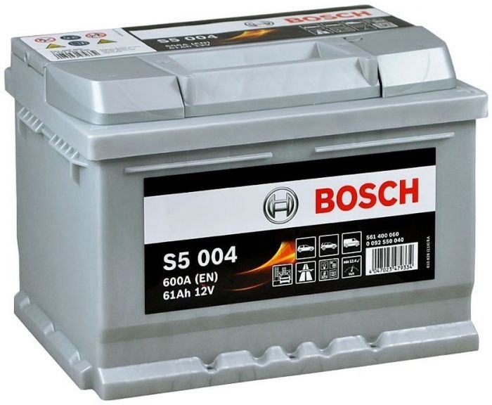 Акумулятор Bosch S5 12В 61А·год 600А R+ (0 092 S50 040)