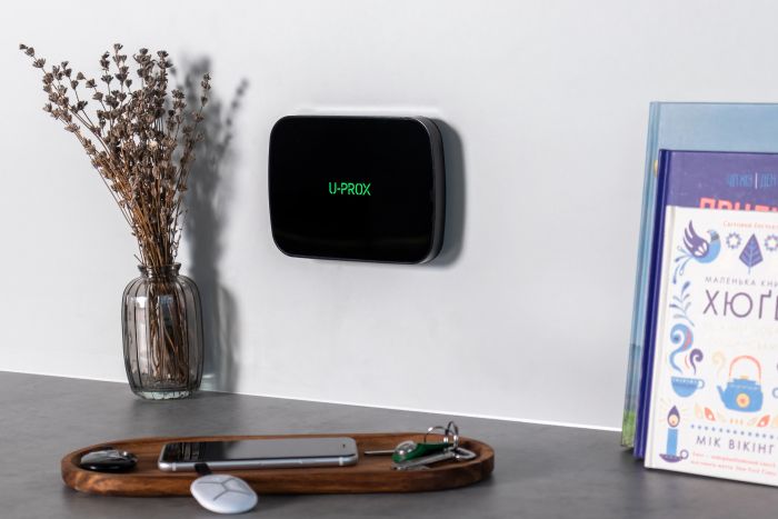 Інтелектуальна централь U-Prox MPX LE Black, ethernet, wi-fi, 2 LTE, фотоверіфікація, бездротова, чорний