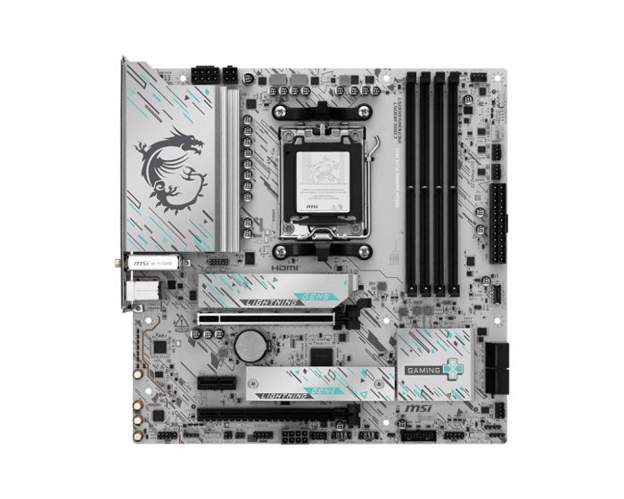 Материнcька плата MSI B850M GAMING PLUS WIFI sAM5 B850 4xDDR5 M.2 HDMI DP WiFi BT mATX