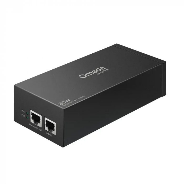Інжектор PoE TP-LINK TL-POE370S 1x10GE, 1x10GE PoE, 60W