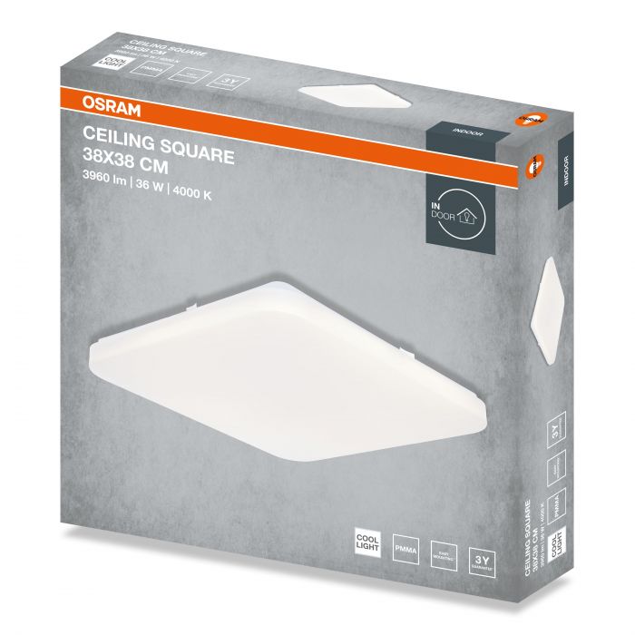 Світильник накладний OSRAM CEILING SQUARE 36Вт 4000K 2880Лм