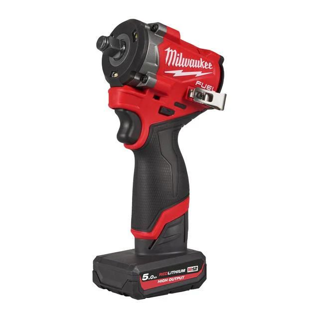 Гайковерт ударний акумуляторний Milwaukee M12 FCIWF12G3-502X 12В АКБ 2х5А·год 542Нм 0-3000об/хв 1/2" ЗП M12C кейс 1.5кг