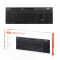 Клавіатура мембранна 2E KS280 120key, WL/BT, EN/UK/RU, silent, чорно-сіра