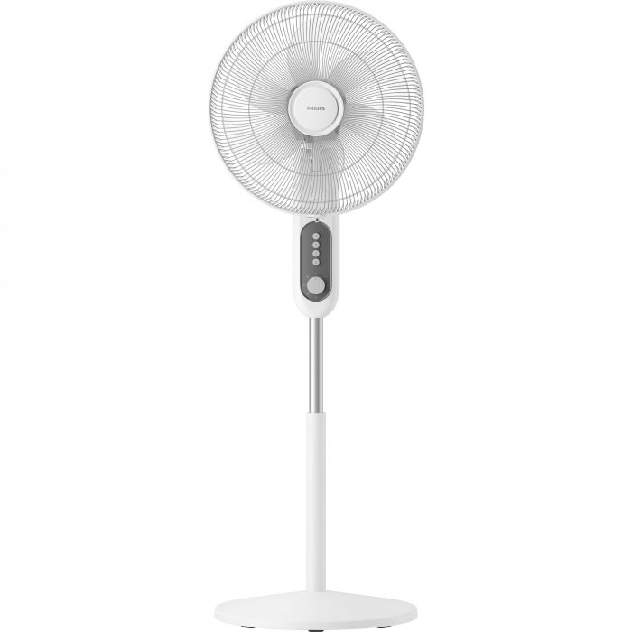 Вентилятор Philips підлоговий Series 1001, 45см, 47Вт, пульт ДК, опора кругла, білий