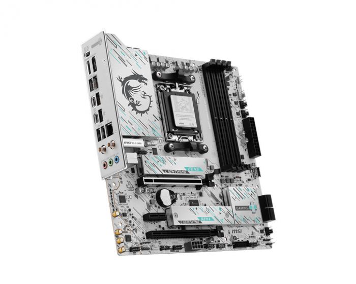 Материнcька плата MSI B850M GAMING PLUS WIFI sAM5 B850 4xDDR5 M.2 HDMI DP WiFi BT mATX