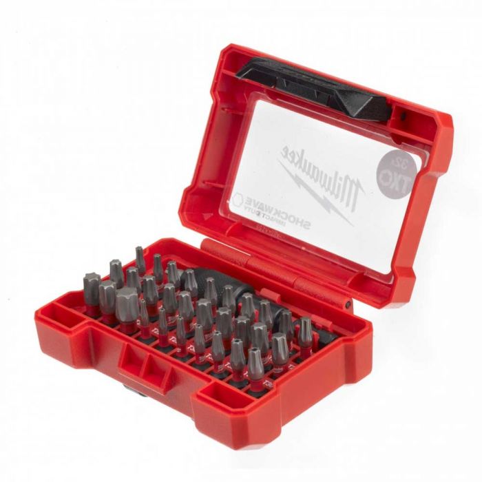 Біти Milwaukee Shockwave GEN III, набір 32шт, сталь, кейс
