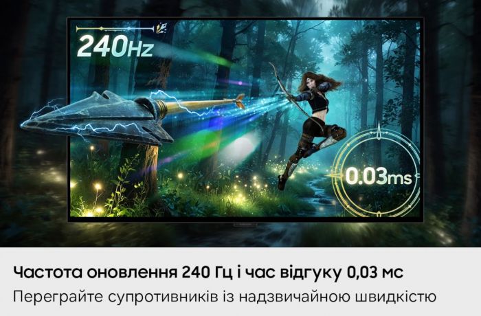 Монітор Samsung 32" Odyssey Gaming G80SH 2xHDMI, DP, USB, USB-C, OLED, 3840x2160, 240Hz, 0.03ms