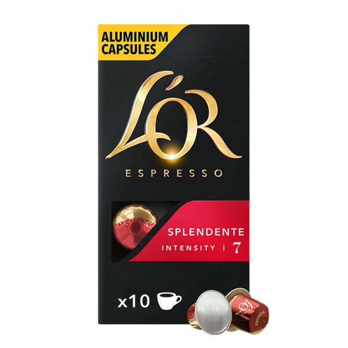 Кава L`OR капсули  Espresso Splendente, 100% арабіка, 10шт, Nespresso